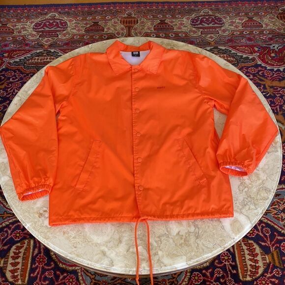 Obey Nylon Windbreaker Snap Front Jacket - Picture 11 of 15